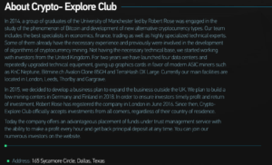 Crypto Explore Club About us
