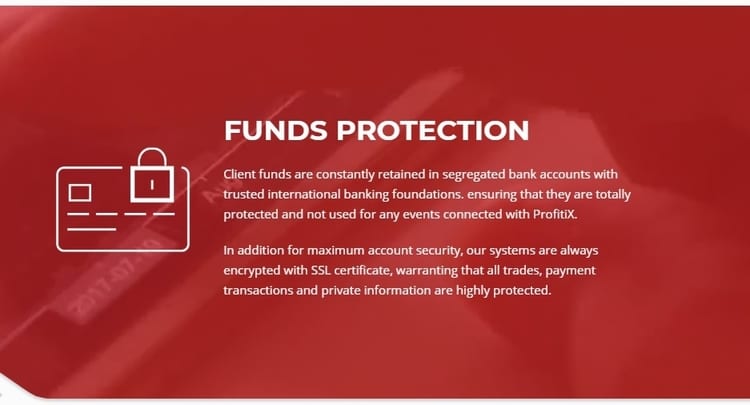 Profitix fund protection