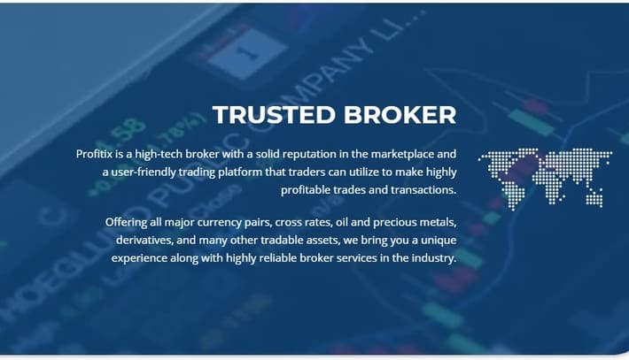 Profitix LTD website claims