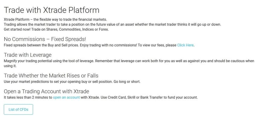 Trading Info, xtrade online trading.