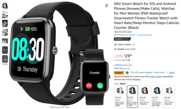 GRV Smart Watch Review: Are the Reviews Too Good to Be True?
