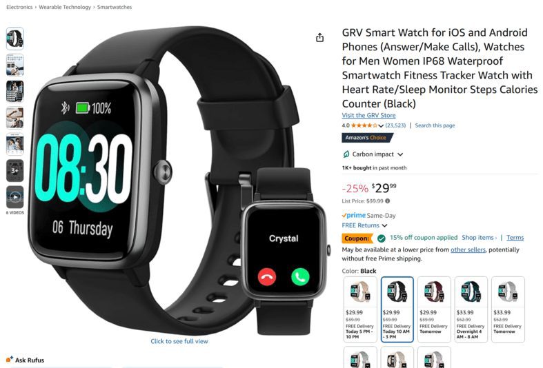 GRV Smart Watch Review: Are the Reviews Too Good to Be True?