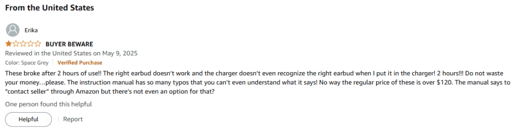 ZIUTY Wireless Earbuds - Are they a scam? 2 Ziuty Negative Review 5